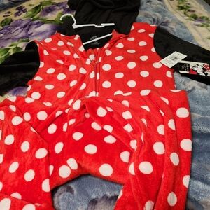 Minnie Mouse Red Polka Dot Onesie